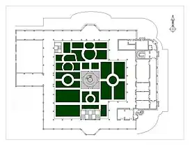 Plano del alcázar