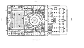 Plano de la planta baja del teatro