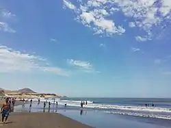 Playa Malabrigo durante el verano