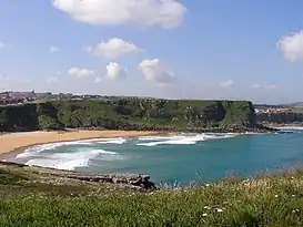 Playa de los Locos en Suances.