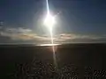 Playas de arena que rodean al pueblo portuario.