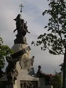 Monumento a Colón en la Plaza de Colón de Valladolid