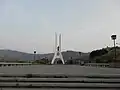 Plaza Monumento Cristo de La Paz desde atrás