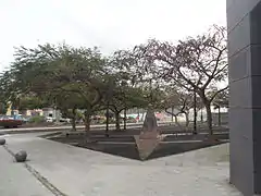 Plaza de Ana Bautista en San Cristóbal de La Laguna, vista desde la calle Santa Eulalia.