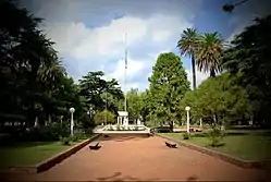 Plaza principal de Marcos Paz