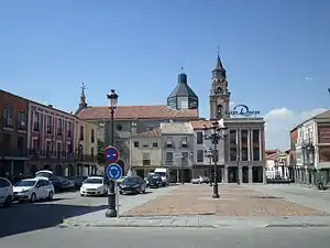 Plaza de la Constitución desde el Palacio de los Bracamonte