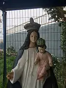 Virgen en Plaza Padre Negro en 2015