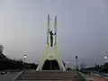Plaza y Monumento Cristo de La Paz iluminación
