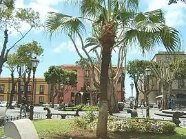 Vista de la plaza