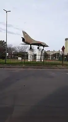 Plazoleta Aeronáutica Argentina, en Villa Lugano.