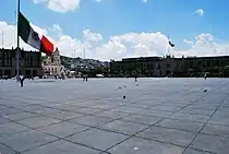 Plaza de los Mártires y el Palacio Legislativo, julio de 2009.