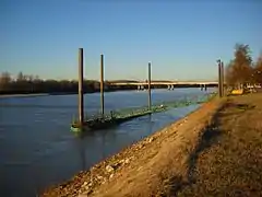 El río en Guastalla.