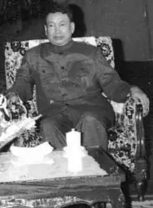 Pol Pot, primer ministro de Camboya