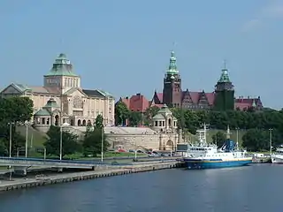 El Óder en Szczecin