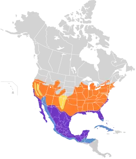 Distribución geográfica de la perlita grisilla.