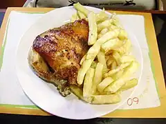 Pollo a la brasa