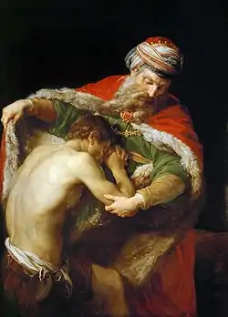 El retorno del hijo pródigo (1773), Viena, Museo de Historia del Arte.