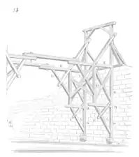 Interpretación del croquis, por Eugène Viollet-le-Duc.