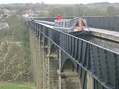 El acueducto Pontcysyllte (1805), en País de Gales, el más alto de Europa y declarado Patrimonio de la Humanidad