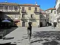 Valle-Inclán en la plaza de Méndez Núñez