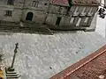 La plaza desde el campanario de la basílica de Santa María la Mayor