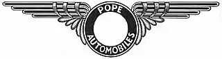 Logotipo de la Compañía de Automóviles Pope (1903)