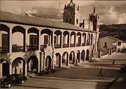 Portal municipal alrededor de 1945.