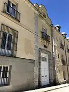 Detalle del cuerpo central de la fachada norte.