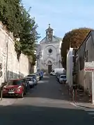 La rue de la Porte-Rouline vista desde el sur.