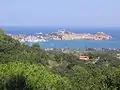 Vista desde el mar de Portoferraio