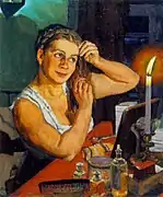 Retrato de Klávdiya Yuón, esposa del artista, 1911