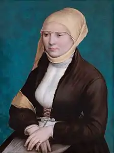Hans Holbein el JovenRetrato de una mujer (h. 1517)
