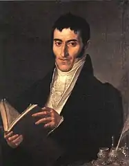 Retrato de un erudito por  Nikolaos Koutouzis