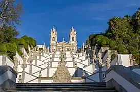 Santuario del Buen Jesús del Monte en Braga.