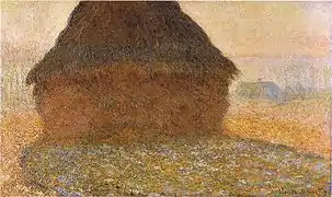 Grainstack in Sunshine, 1891. óleo sobre lienzo. Kunsthaus Zürich.
