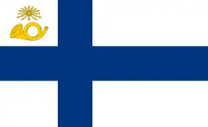 Bandera postal de Finlandia (1939-1978)