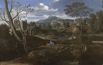 Paisaje con tres hombres, hacia 1645-1650, Museo del Prado, Madrid