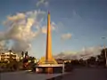 Plaza de Ademar Nunes Vieira, conocida como "Plaza de la biblia", en el barrio de Jequiezinho.