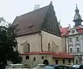 Sinagoga Vieja-Nueva de Praga (1270), lugar donde Loew fue consagrado como rabino.