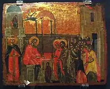 Icono griego, siglo XVIII.
