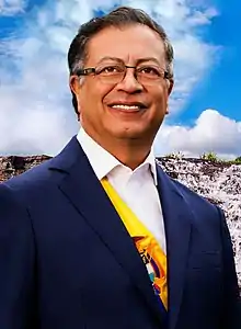 Gustavo Petro, actual presidente de Colombia.