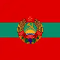 Estandarte presidencial de Transnistria.