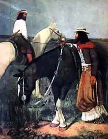 Capataz y peón de campo (1864)Prilidiano Pueyrredón