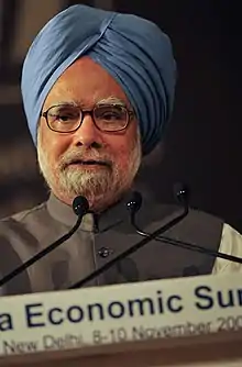 Manmohan Singh,  Primer-ministro de India.