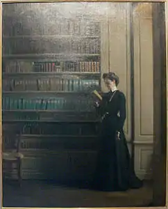 La Biblioteca (ca. 1906), aceite sobre tela, Vesoul, museo Georges-Garret.