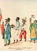 Procesión cívica de los negros (1821)