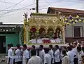 Procesión del Santo Entierro del Viernes Santo en la Iglesia Nuestra Señora de Guadalupe