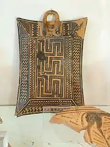 Piezas de cerámica del siglo VII a. C.