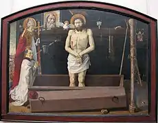 Retablo de Boulbon, Denominado así por provenir de la iglesia de Saint-Marcellin de Boulbon  (Bouches-du-Rhône); aunque allí había llegado por donación del cabildo de la iglesia de Saint-Agricol de Aviñón hacia 1530. ca. 1450.