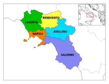 Provincias de Campania.